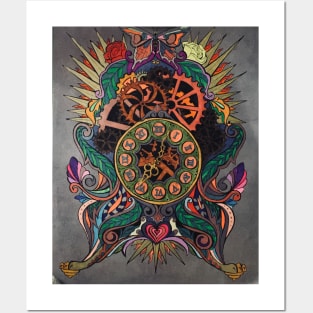 Time is chaotically beautiful Posters and Art